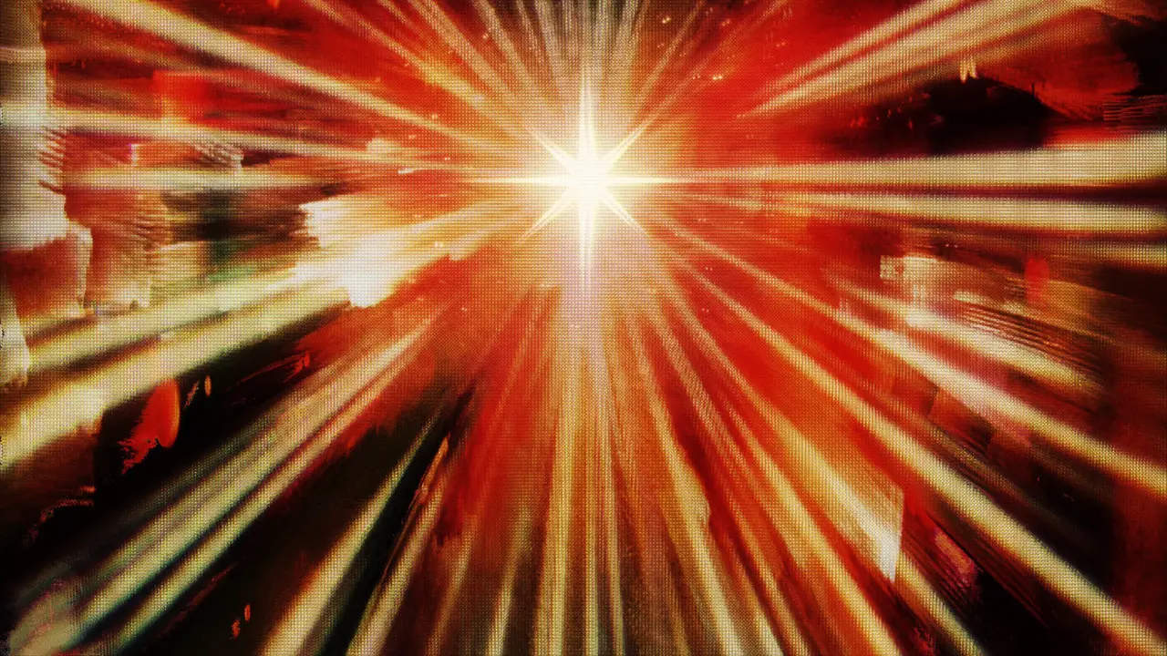 Star motion background for christmas moments